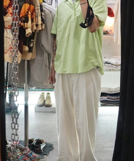 00s gingham check pullover shirts