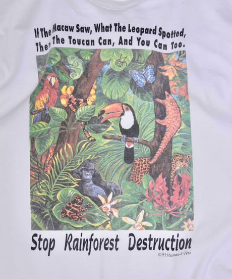90s Stop Rainforest Destruction Tee