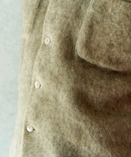 60s wool shaggy shirts