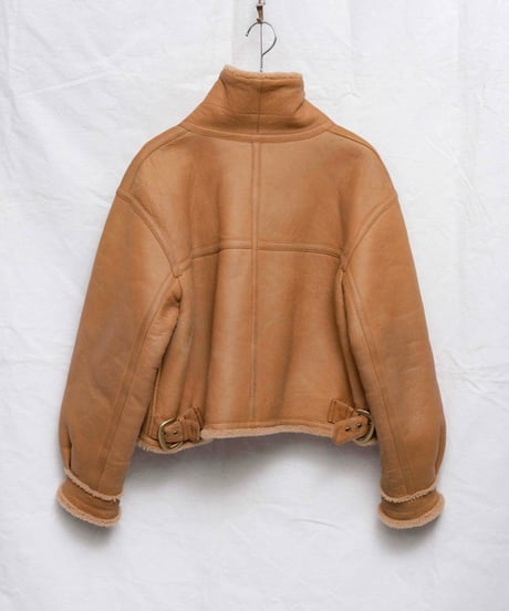 80s BIGI short mouton coat