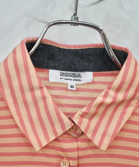 Sonia by SONIA RYKIEL draw cord border shirts