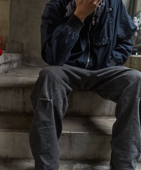 90s Y's after dye balloon baggy cotton trousers