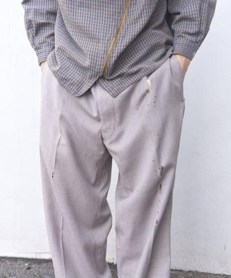 1940s houndstooth boro slacks