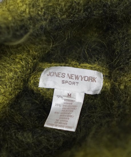 Jones NewYork mohair shaggy hineck knit