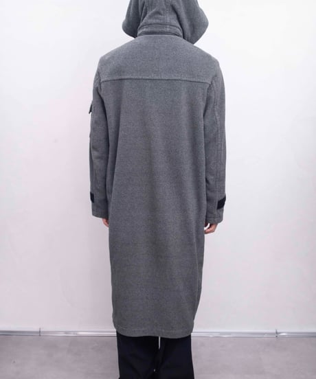 JUN MEN 90s velcro wool long coat