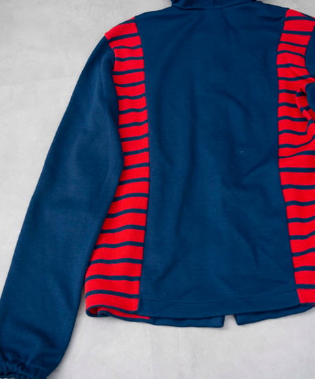 80s Euro vtg border zip-up hoodie