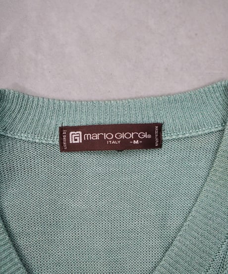 90s mario giorgi boro damaged acrylic knit