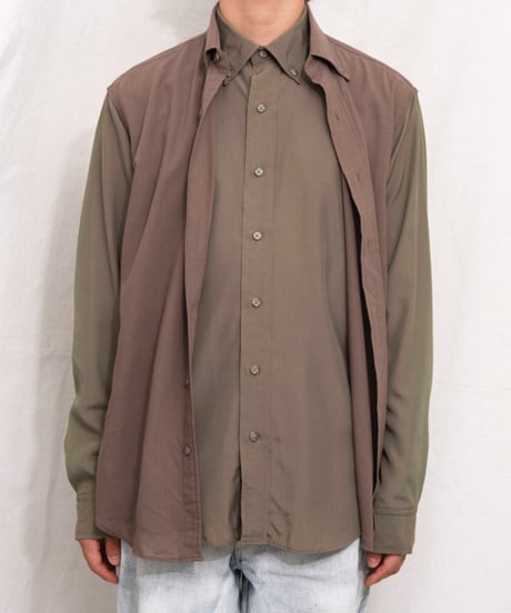 GOMME HOMME layered design shirts