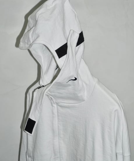 00s NIKE diagonal zip ninja hoodie