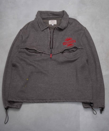 00s ARMANI JEANS gimmick halfzip sweat tops