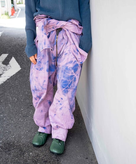90s French vtg tie dye jumpsuits