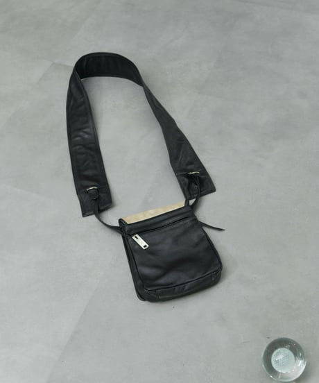 MASAKI MATSUSHIMA 90s leather shoulder bag