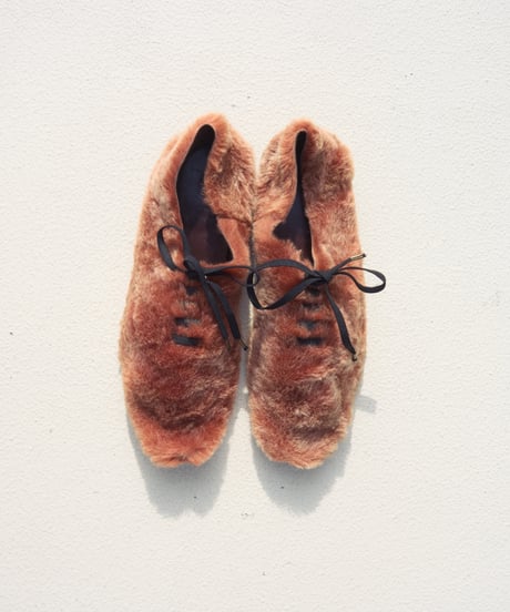 sheep fur dress shoes