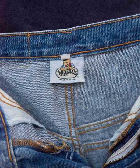 90s menace round pocket baggy shorts