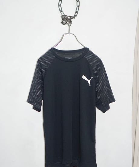 00s PUMA sheer design cyber raglan T