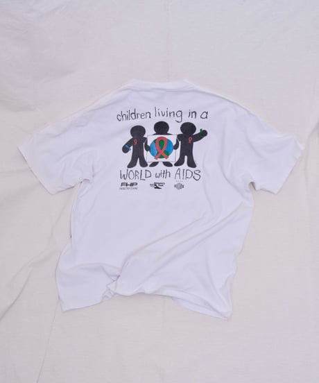 90s vtg AIDS WALK graphic Tee