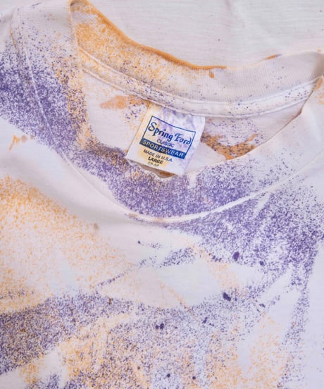 90s vtg SpringFord spray paint design Tee