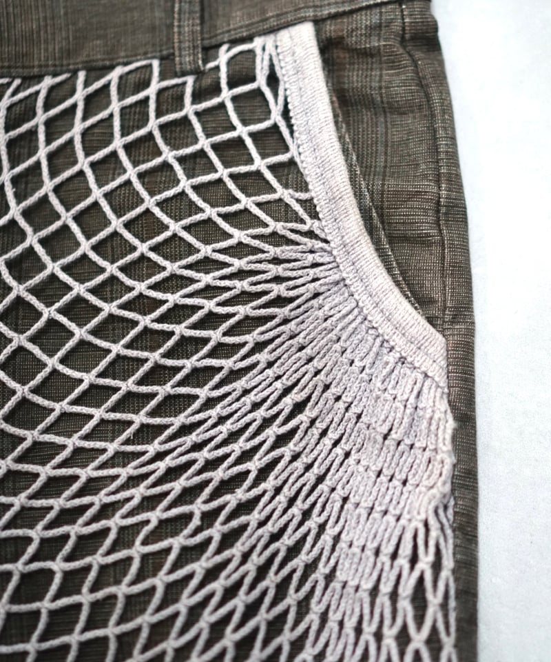 BLESS N°28 net-web check trousers | PURITY