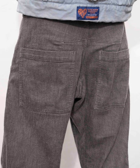 90s Y's after dye balloon baggy cotton trousers