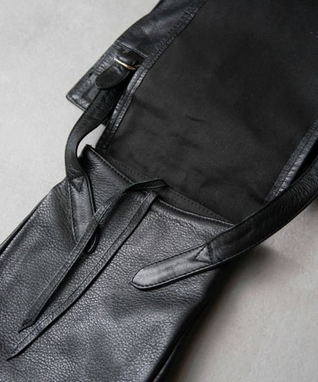 MASAKI MATSUSHIMA 90s leather shoulder bag