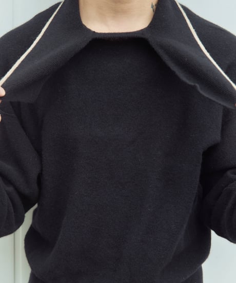 SONIA RYKIEL tongue neck knit