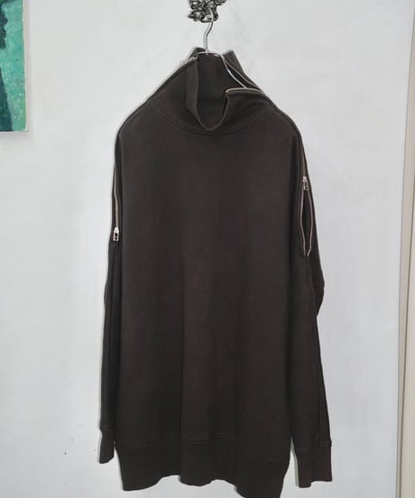 Hussein Chalayan double zip design sweat