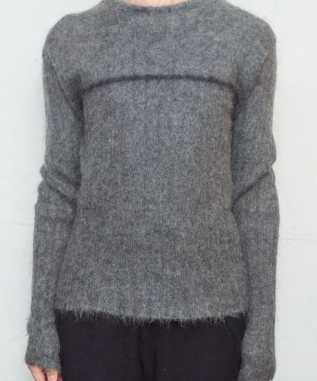 90s radmess shaggy mohair knit