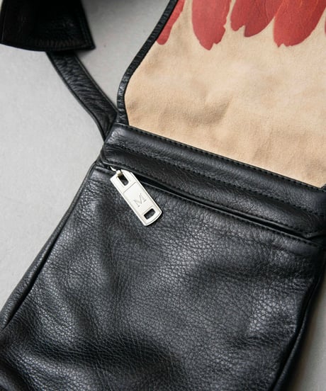 MASAKI MATSUSHIMA 90s leather shoulder bag