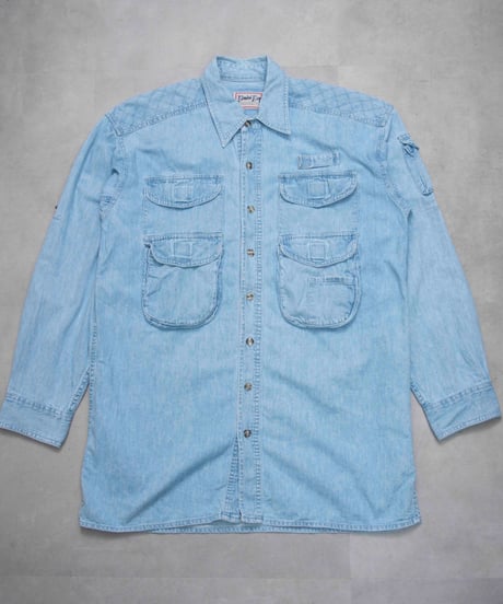 90s Bimini Bay multipocket denim shirts