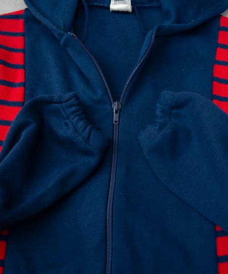 80s Euro vtg border zip-up hoodie