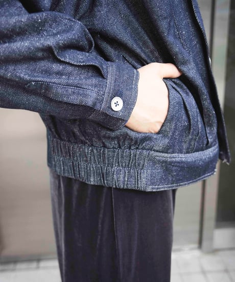 80s made in Paris double breasted denim jacket