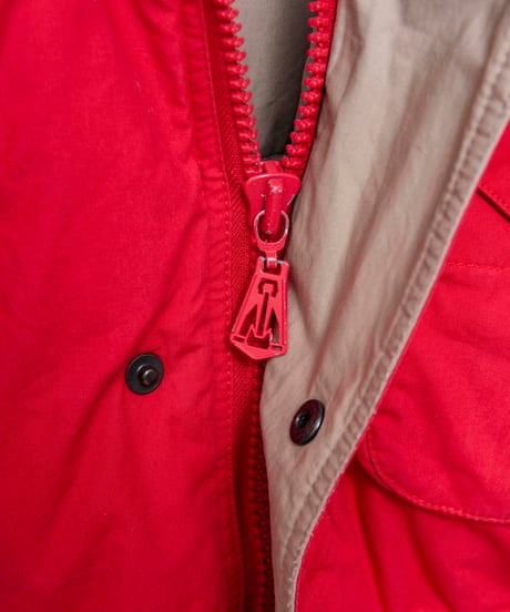90s NAUTICA atlantic fur down coat