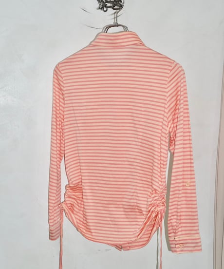 Sonia by SONIA RYKIEL draw cord border shirts