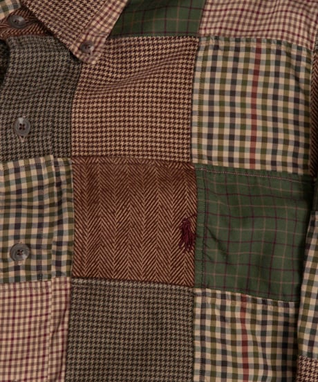 90s Polo Ralph Lauren patchwork shirts