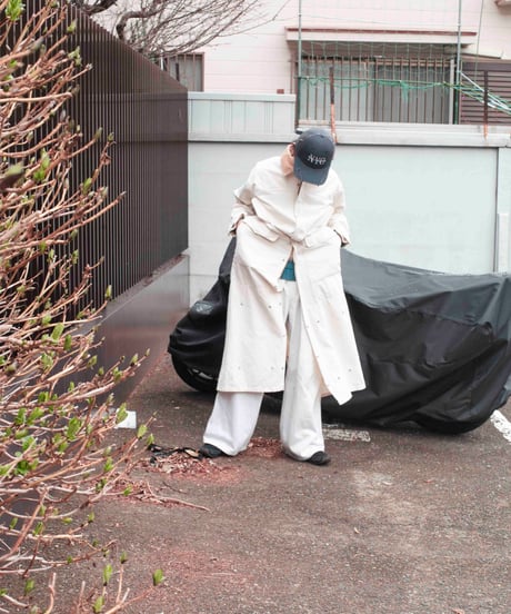 90s J.Peterman deformation design duster coat