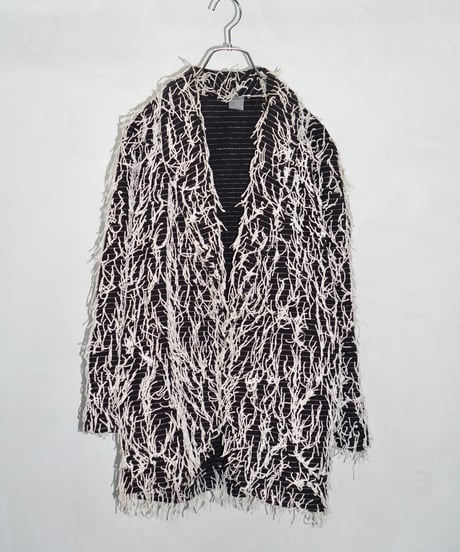unknown shawl collar tree tailored jacket