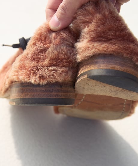 sheep fur dress shoes