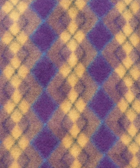 00s A.P.C argyle wool felt jacket