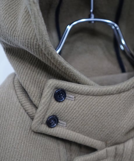 JOHN LAWRENCE SULLIVAN leather velt duffel coat