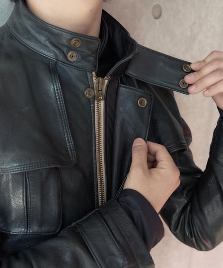 90s lamb leather M-65