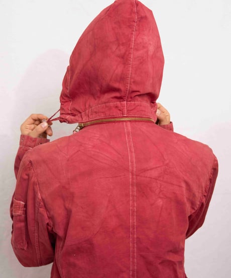 00s DIESEL after dye cotton/linen tech jacket