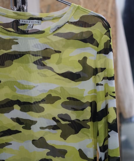 camouflage power net tops