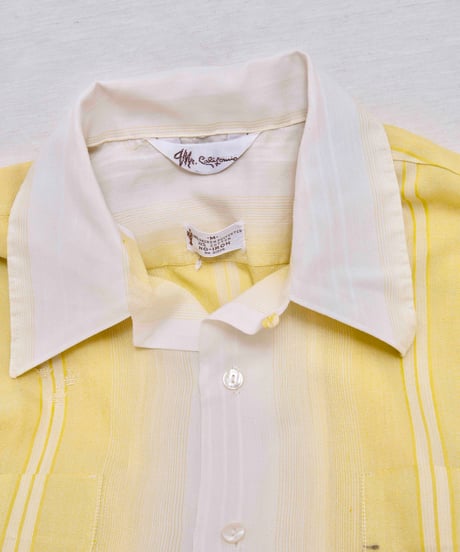 70s vtg Mr.California open collar shirts