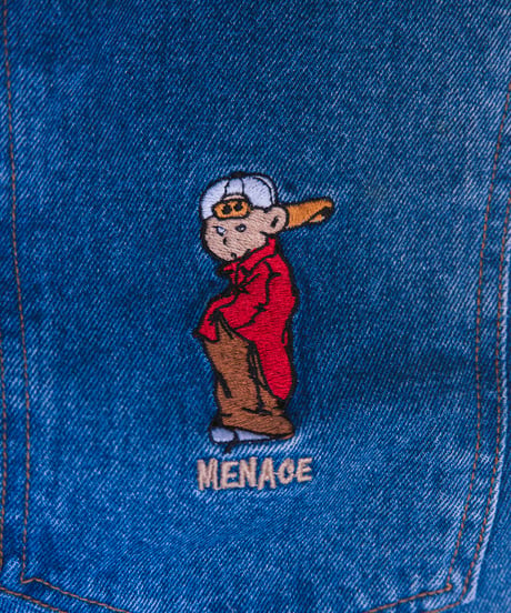 90s menace round pocket baggy shorts