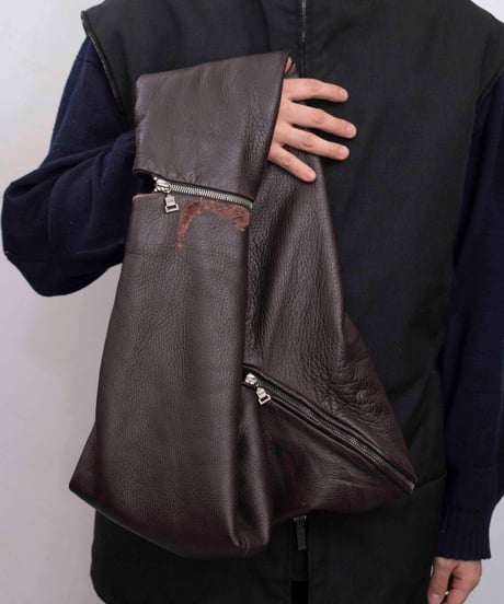 GIANFRANCO FERRE leather docking detachable jacket