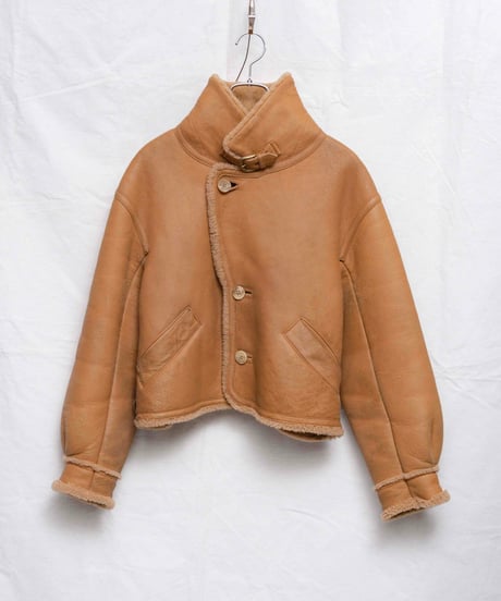 80s BIGI short mouton coat