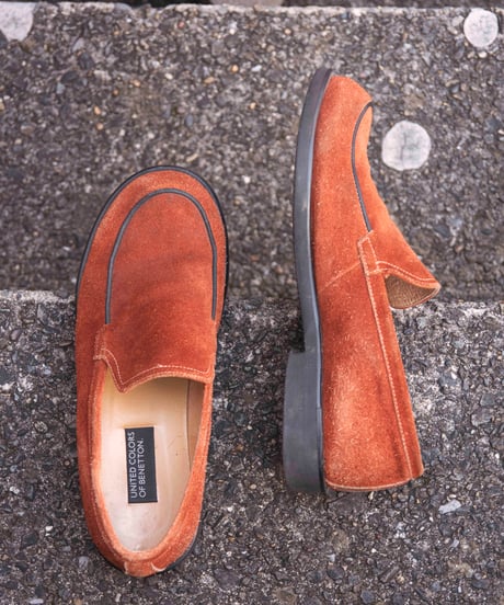 BENETTON suede leather slip-on