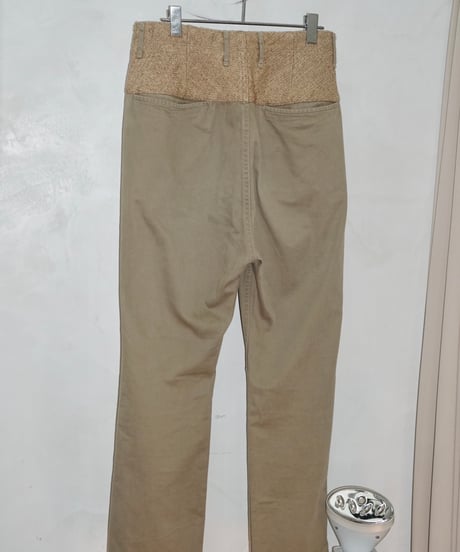 KAPITAL hemp/cotton sarouel pants