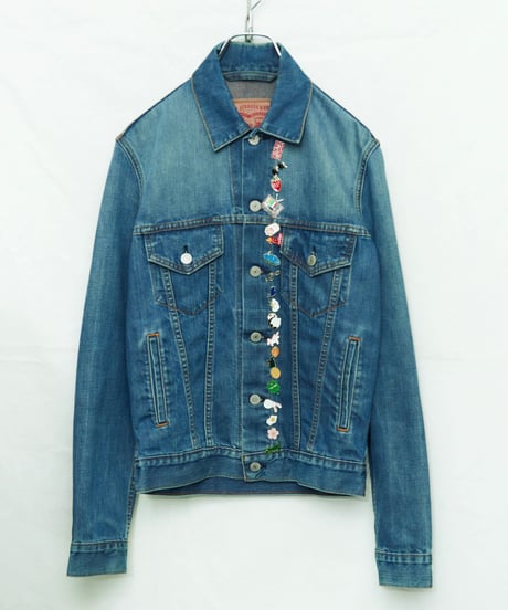 90s Levi's pins design denim jacket