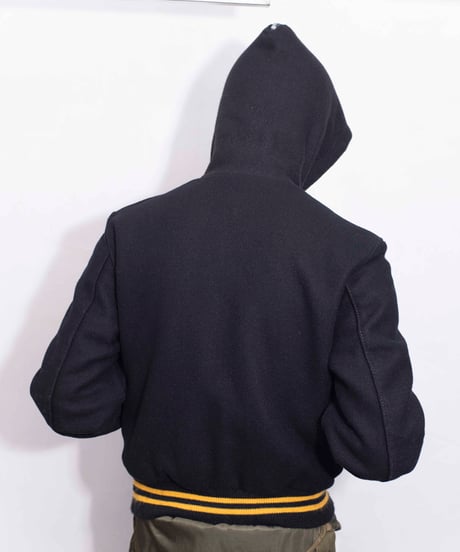 70s vintage DeLONG MeltonWool VarsityJacket